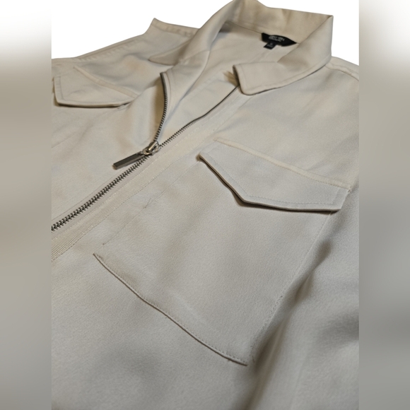 Simply Vera Wang Asymetrical Zipper Vest - Picture 2 of 4